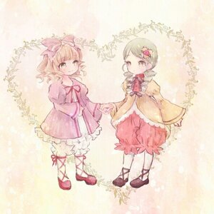 Rating: Safe Score: 0 Tags: 2girls blonde_hair bloomers bow cross-laced_footwear dress flower frills green_eyes hair_bow hair_ornament hina_ichigo hinaichigo holding_hands image kanaria long_sleeves multiple_girls pair pantyhose pink_bow pink_dress ribbon shoes short_hair smile underwear white_legwear User: admin