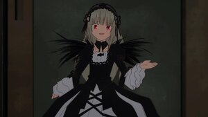 Rating: Safe Score: 0 Tags: 1girl :d bangs black_dress black_ribbon black_wings dress eyebrows_visible_through_hair frills hairband image juliet_sleeves long_hair long_sleeves looking_at_viewer open_mouth red_eyes ribbon silver_hair smile solo suigintou wings User: admin