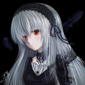 Rating: Safe Score: 0 Tags: 1girl black_background black_dress black_ribbon dress frills hairband image lolita_fashion long_hair long_sleeves neck_ribbon red_eyes ribbon silver_hair simple_background solo suigintou upper_body User: admin