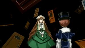 Rating: Safe Score: 0 Tags: 2girls brown_hair dress hat image long_hair long_sleeves multiple_girls pair short_hair siblings sisters souseiseki suiseiseki top_hat twins User: admin