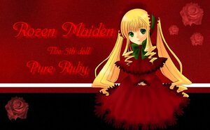 Rating: Safe Score: 0 Tags: 1girl blonde_hair bow bowtie dress flower frills green_bow green_eyes image long_hair long_sleeves looking_at_viewer pink_rose red_dress red_flower red_rose rose shinku simple_background solo twintails very_long_hair User: admin