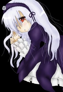 Rating: Safe Score: 0 Tags: 1girl dress flower frills hairband image long_hair long_sleeves looking_at_viewer lying red_eyes rose solo suigintou tears very_long_hair wings User: admin