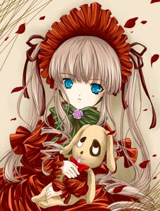 Rating: Safe Score: 0 Tags: 1girl blonde_hair blue_eyes dress flower image long_hair looking_at_viewer petals red_dress rose rose_petals shinku silver_hair solo stuffed_animal very_long_hair User: admin