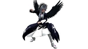 Rating: Safe Score: 0 Tags: 1girl bangs black_wings closed_mouth dress feathered_wings feathers full_body grey_hair image long_sleeves looking_at_viewer red_eyes solo standing suigintou white_background wings User: admin