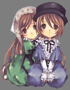 Rating: Safe Score: 0 Tags: 2girls blue_dress blush brown_eyes brown_hair dress green_dress hat head_scarf image long_hair long_sleeves looking_at_viewer multiple_girls pair short_hair siblings simple_background sisters souseiseki suiseiseki twins very_long_hair User: admin