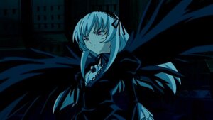 Rating: Safe Score: 0 Tags: 1girl bangs black_dress black_ribbon black_wings closed_mouth dress eyebrows_visible_through_hair feathered_wings frilled_sleeves frills hairband image long_hair long_sleeves looking_at_viewer ribbon rose silver_hair solo suigintou upper_body very_long_hair wings User: admin