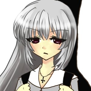 Rating: Safe Score: 0 Tags: 1girl alternate_hairstyle blush cross cross_necklace image jewelry looking_at_viewer necklace red_eyes simple_background solo suigintou upper_body white_background User: admin
