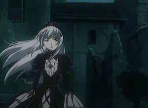 Rating: Safe Score: 0 Tags: 1girl black_dress closed_mouth dress frills gothic_lolita hairband image long_hair long_sleeves looking_at_viewer solo suigintou User: admin