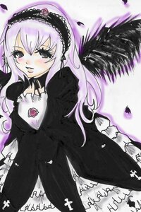 Rating: Safe Score: 0 Tags: 1girl auto_tagged black_dress black_wings blush detached_collar dress feathers flower frills hairband image lolita_hairband long_hair long_sleeves looking_at_viewer solo suigintou very_long_hair wings User: admin