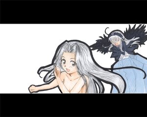 Rating: Safe Score: 0 Tags: 2girls :d ahoge dress image jeanne_d'arc_(alter)_(fate) kakizaki_megu letterboxed long_hair looking_at_viewer multiple_girls open_mouth silver_hair smile solo suigintou very_long_hair white_background User: admin