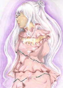 Rating: Safe Score: 0 Tags: 1girl dress frills image kirakishou long_hair long_sleeves pink_dress solo very_long_hair white_hair User: admin