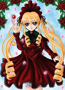 Rating: Safe Score: 0 Tags: 1girl auto_tagged blonde_hair blue_eyes bow capelet dress drill_hair flower image long_hair petals pink_flower pink_rose red_flower red_rose rose rose_petals shinku solo twin_drills twintails User: admin
