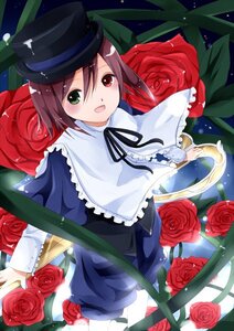 Rating: Safe Score: 0 Tags: brown_hair flower green_eyes hat heterochromia image open_mouth pink_rose plant purple_rose red_eyes red_flower red_rose ribbon rose rose_petals smile solo souseiseki star_(sky) starry_sky suiseiseki thorns vines yellow_rose User: admin