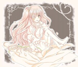 Rating: Safe Score: 0 Tags: 1girl blonde_hair boots cross-laced_footwear dress eyepatch flower frills hair_flower hair_ornament image kirakishou long_hair long_sleeves pink_hair pink_rose plant rose sitting solo thigh_boots thighhighs thorns very_long_hair vines white_flower white_rose yellow_eyes User: admin