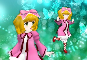 Rating: Safe Score: 0 Tags: 2girls blonde_hair bloomers blue_butterfly bow bug butterfly closed_eyes dress green_eyes hair_bow hina_ichigo hinaichigo image insect multiple_girls pink_bow pink_dress shoes short_hair smile solo User: admin