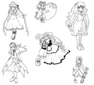 Rating: Safe Score: 0 Tags: auto_tagged dress elbow_gloves flower gloves hat image long_hair monochrome multiple multiple_girls tagme veil very_long_hair wedding_dress wings User: admin