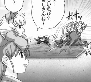 Rating: Safe Score: 0 Tags: bow comic dress drill_hair greyscale hair_bow image long_hair monochrome multiple multiple_girls open_mouth tagme User: admin