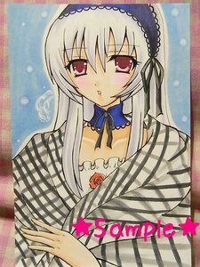 Rating: Safe Score: 0 Tags: 1girl blush dress flower hairband image long_hair long_sleeves looking_at_viewer marker_(medium) pink_eyes ribbon rose sample solo suigintou traditional_media upper_body User: admin