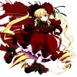 Rating: Safe Score: 0 Tags: 1girl blonde_hair blue_eyes bonnet bow bowtie dress drill_hair flower frills full_body image long_hair long_sleeves looking_at_viewer red_dress ribbon rose shinku solo twin_drills twintails very_long_hair User: admin