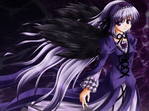 Rating: Safe Score: 0 Tags: 1girl black_wings dress frilled_sleeves frills hairband image lolita_fashion lolita_hairband long_hair long_sleeves looking_at_viewer purple_eyes ribbon rose smile solo suigintou very_long_hair wings User: admin