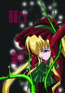 Rating: Safe Score: 0 Tags: 1girl blonde_hair blue_eyes bow bowtie dress flower image long_hair long_sleeves red_dress ribbon rose shinku solo twintails User: admin