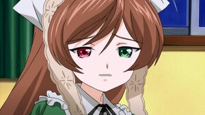 Rating: Safe Score: 0 Tags: 1girl blood braid brown_hair green_eyes heterochromia image long_hair looking_at_viewer parody red_eyes solo suiseiseki User: admin