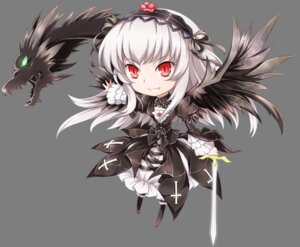 Rating: Safe Score: 0 Tags: 1girl black_wings dress flower frills full_body gothic_lolita grin hairband image lolita_fashion long_hair red_eyes ribbon rose silver_hair smile solo suigintou transparent_background wings User: admin
