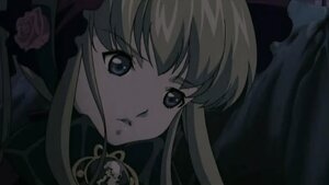 Rating: Safe Score: 0 Tags: 1girl blonde_hair bonnet expressionless face flower image long_hair looking_at_viewer rose shinku solo suigintou white_rose User: admin