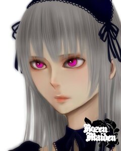 Rating: Safe Score: 0 Tags: 1girl bangs closed_mouth detached_collar face flower hairband image long_hair portrait purple_eyes ribbon silver_hair solo suigintou User: admin