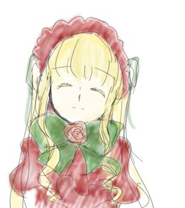 Rating: Safe Score: 0 Tags: 1girl blonde_hair blush bonnet bow bowtie closed_eyes closed_mouth dress flower image long_hair pink_rose red_flower red_rose rose shinku simple_background solo striped white_background User: admin