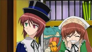 Rating: Safe Score: 0 Tags: 3girls brown_hair closed_eyes frills green_eyes grin hat head_scarf heterochromia image long_hair multiple_girls pair red_eyes short_hair siblings sisters smile souseiseki suiseiseki top_hat twins User: admin