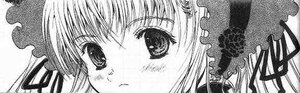 Rating: Safe Score: 0 Tags: 1girl blush close-up face flower frills greyscale hair_ribbon image looking_at_viewer monochrome ribbon shinku simple_background solo suigintou white_background User: admin