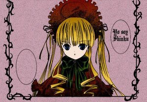 Rating: Safe Score: 0 Tags: 1girl :o auto_tagged bangs black_ribbon blonde_hair blue_eyes bonnet bow bowtie dress drill_hair image long_hair long_sleeves looking_at_viewer shinku solo twin_drills twintails User: admin