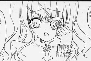 Rating: Safe Score: 0 Tags: 1girl barasuishou eyepatch flower greyscale image letterboxed long_hair looking_at_viewer monochrome open_mouth rose solo tears white_rose User: admin