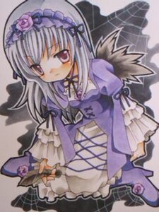 Rating: Safe Score: 0 Tags: 1girl auto_tagged black_wings blush dress frills full_body hairband image lolita_hairband long_hair long_sleeves looking_at_viewer pink_eyes silver_hair solo suigintou wings User: admin