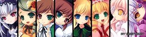 Rating: Safe Score: 0 Tags: 6+girls blonde_hair blue_eyes bow brown_hair dress green_eyes hairband hat hina_ichigo image kanaria long_hair looking_at_viewer multiple multiple_girls pink_bow rose shinku siblings silver_hair sisters smile souseiseki suigintou suiseiseki tagme User: admin