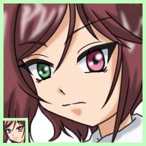 Rating: Safe Score: 0 Tags: 1girl auto_tagged blush brown_hair close-up face green_eyes heterochromia image looking_at_viewer multiple_girls portrait red_eyes short_hair solo souseiseki User: admin