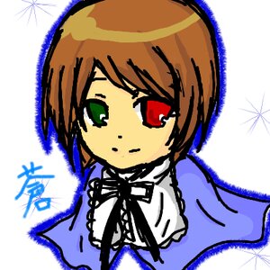 Rating: Safe Score: 0 Tags: 1girl blue_dress brown_hair dress green_eyes image long_sleeves looking_at_viewer short_hair simple_background solo souseiseki upper_body white_background User: admin