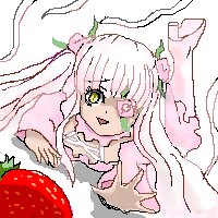 Rating: Safe Score: 0 Tags: 1girl auto_tagged bangs food fruit hair_ornament image kirakishou long_hair pink_hair solo twintails User: admin