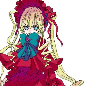 Rating: Safe Score: 0 Tags: 1girl blonde_hair blue_eyes bonnet bow bowtie dress frills green_bow image long_hair long_sleeves looking_at_viewer red_dress shinku simple_background solo standing very_long_hair white_background User: admin