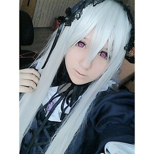 Rating: Safe Score: 0 Tags: 1girl bangs closed_mouth gloves hair_between_eyes long_hair looking_at_viewer purple_eyes ribbon solo suigintou upper_body white_hair User: admin