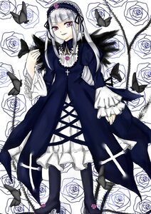 Rating: Safe Score: 0 Tags: 1girl auto_tagged black_flower black_rose blue_rose dress flower frills gothic_lolita hairband image lolita_fashion long_hair long_sleeves looking_at_viewer pink_eyes pink_rose purple_eyes purple_rose rose silver_hair solo suigintou thorns white_flower white_rose User: admin