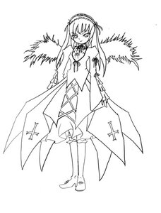 Rating: Safe Score: 0 Tags: 1girl bangs boots dress eyebrows_visible_through_hair feathered_wings frills full_body greyscale hairband image long_hair long_sleeves looking_at_viewer monochrome ribbon simple_background solo standing suigintou very_long_hair white_background wings User: admin