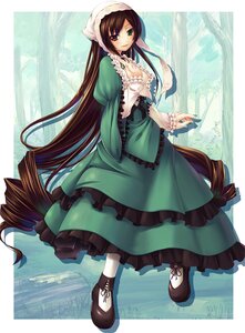 Rating: Safe Score: 0 Tags: 1girl asa_(swallowtail) breasts brown_hair corset dress drill_hair forest frills full_body green_dress green_eyes head_scarf heterochromia image long_hair long_sleeves looking_at_viewer nature outdoors photoshop_(medium) red_eyes rozen_maiden smile solo suiseiseki twin_drills twintails very_long_hair watering_can User: admin