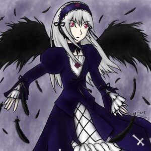 Rating: Safe Score: 0 Tags: 1girl bird black_feathers black_wings crow dove dress feathered_wings feathers frilled_sleeves frills hairband image lolita_hairband long_hair long_sleeves looking_at_viewer pink_eyes puffy_sleeves seagull silver_hair solo suigintou white_feathers wings User: admin