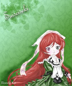 Rating: Safe Score: 0 Tags: 1girl dress english_text frills green_background hands_clasped head_scarf image long_hair long_sleeves looking_at_viewer smile solo suiseiseki very_long_hair User: admin