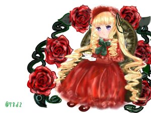 Rating: Safe Score: 0 Tags: 1girl blonde_hair blue_eyes blush bonnet bow bowtie dress drill_hair flower full_body green_bow image long_hair looking_at_viewer pink_flower pink_rose red_capelet red_dress red_flower red_rose rose shinku solo thorns twin_drills twintails very_long_hair User: admin