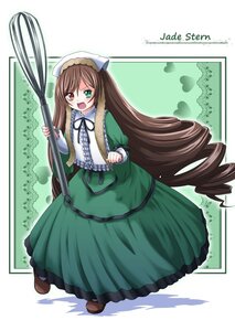 Rating: Safe Score: 0 Tags: 1girl :d brown_hair commentary_request dress drill_hair frills full_body green_dress green_eyes hairband hat heterochromia image kuri_youkan long_hair long_sleeves looking_at_viewer open_mouth red_eyes rozen_maiden smile solo suiseiseki twin_drills twintails very_long_hair watering_can whisk User: admin