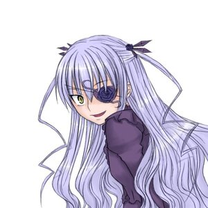 Rating: Safe Score: 0 Tags: 1girl barasuishou dress eyepatch frills hair_ornament image long_hair long_sleeves looking_at_viewer puffy_sleeves simple_background smile solo upper_body very_long_hair white_background yellow_eyes User: admin