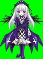 Rating: Safe Score: 0 Tags: 1girl black_wings dress frills full_body green_background hairband hat image long_hair long_sleeves looking_at_viewer pink_eyes simple_background solo standing suigintou wings User: admin